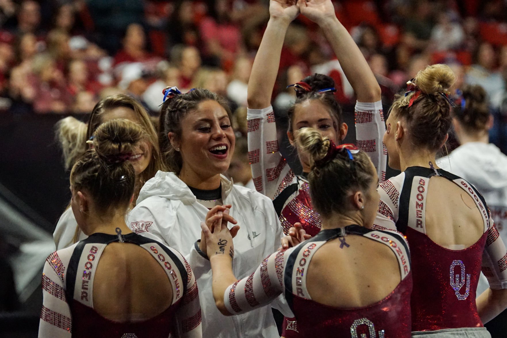 Bre Showers celebrates